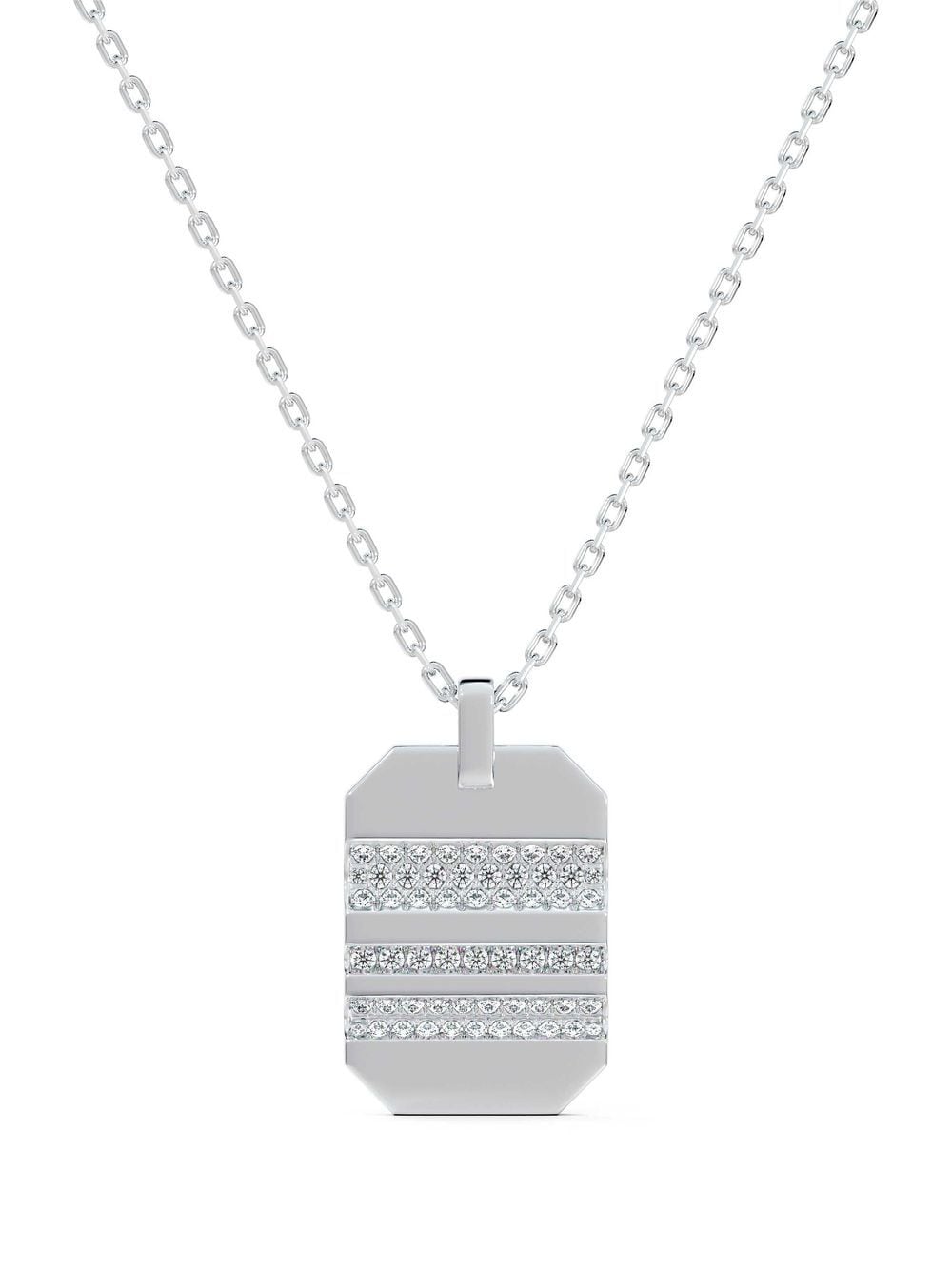 De Beers Jewellers 18kt white gold RVL diamond pendant necklace von De Beers Jewellers