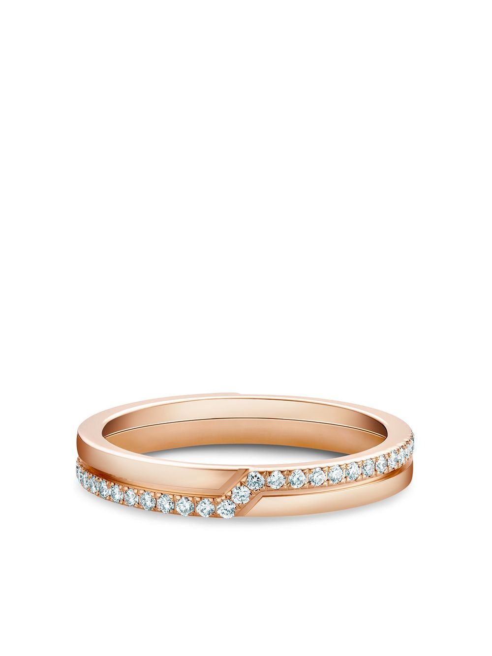 De Beers Jewellers 18kt rose gold The Promise diamond ring - Pink von De Beers Jewellers