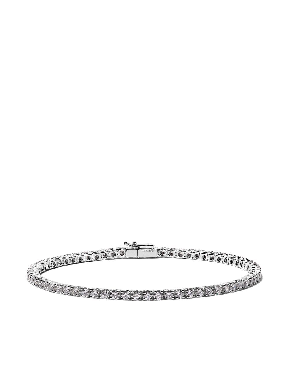 De Beers Jewellers 18kt white gold Eternity Line diamond bracelet - Silver von De Beers Jewellers