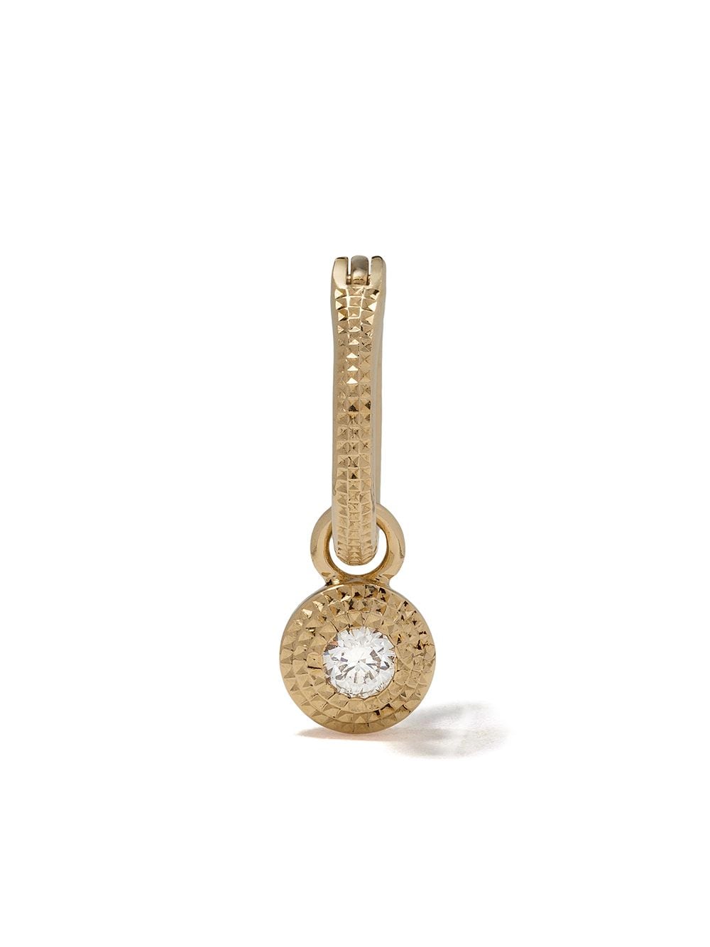 De Beers Jewellers 18kt yellow gold Talisman white diamond earring von De Beers Jewellers