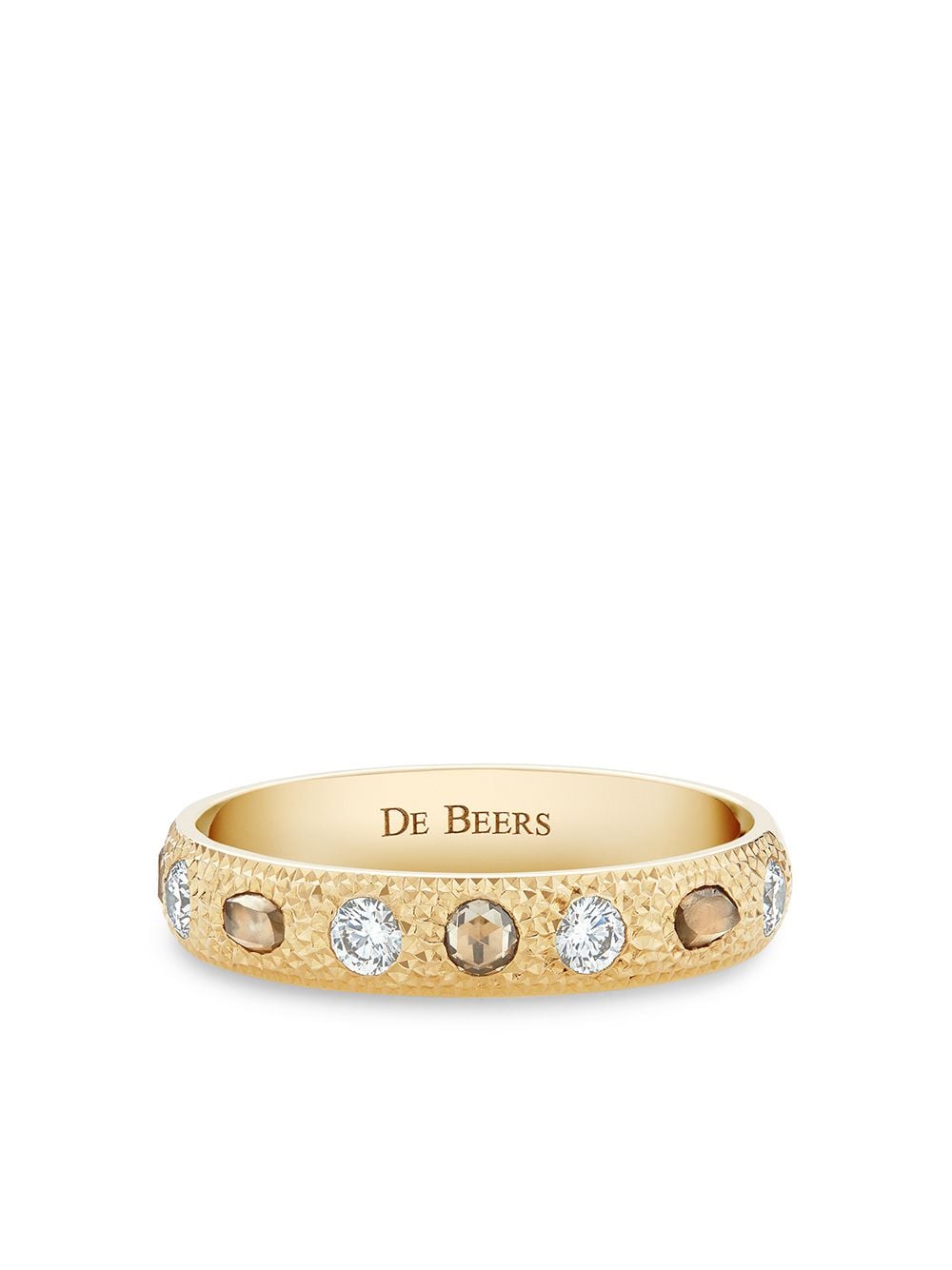 De Beers Jewellers 18kt yellow gold small Talisman diamond band von De Beers Jewellers