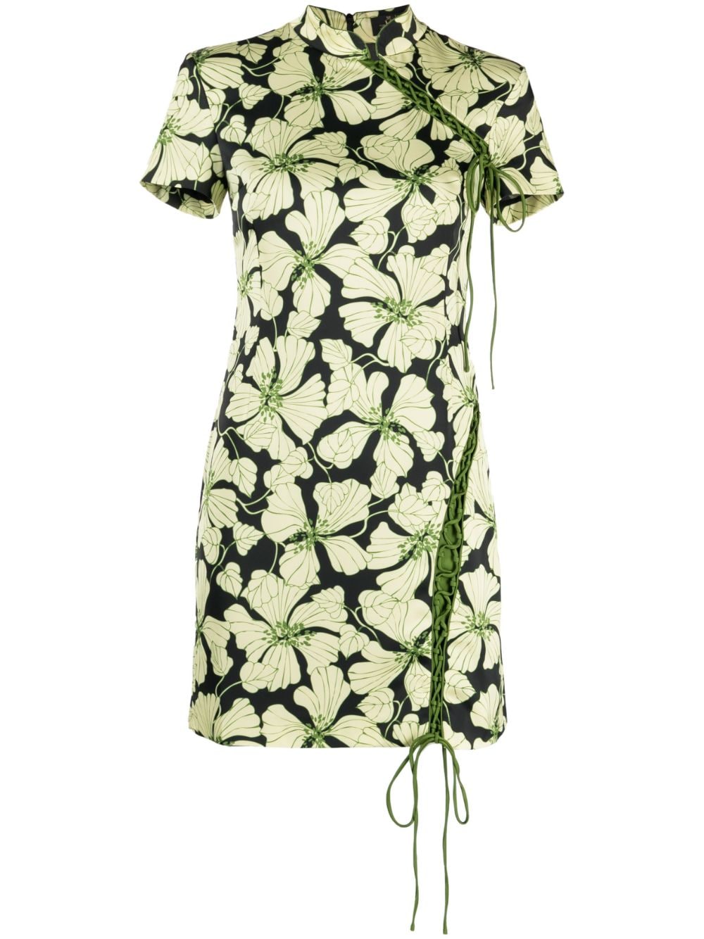 De La Vali Trapeze floral-print mini dress - Green von De La Vali