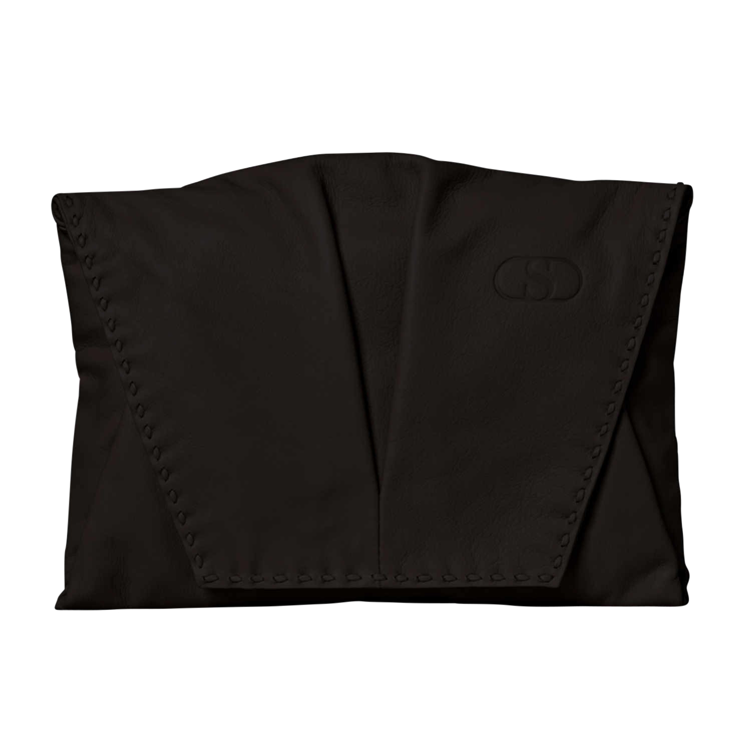 DS-CLUTCH L Handtasche, Leder touch, black von De Sede