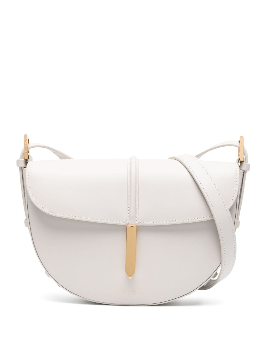 DeMellier Tokyo Saddle leather crossbody bag - White von DeMellier