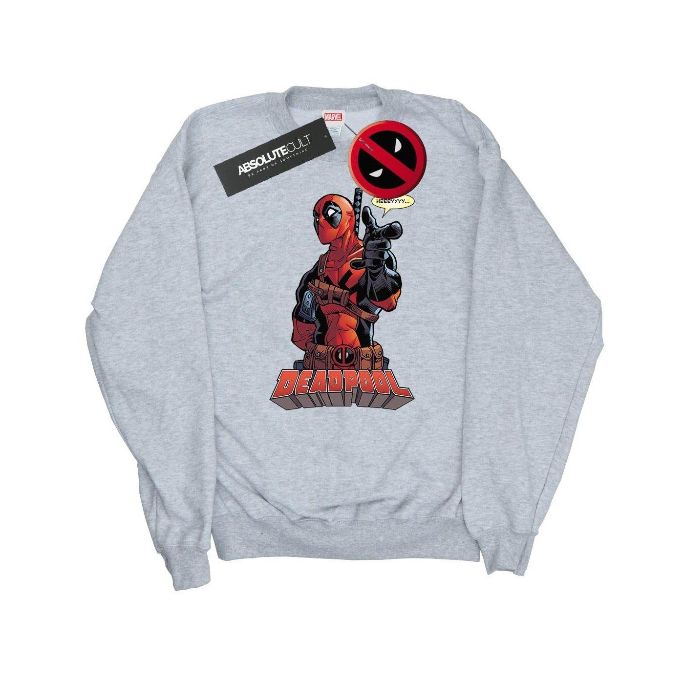 Hey You Sweatshirt Herren Grau M von Deadpool