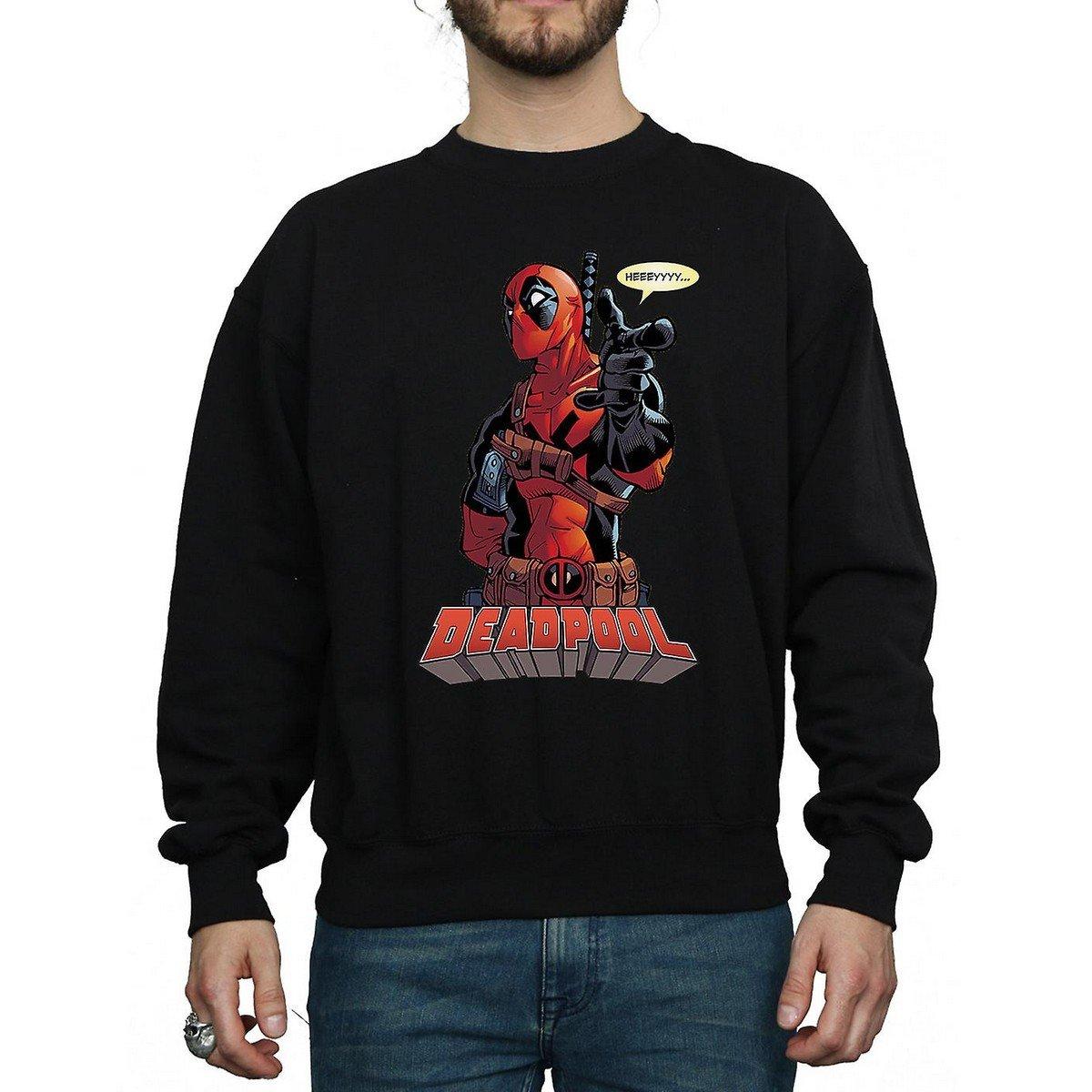 Hey You Sweatshirt Herren Schwarz S von Deadpool