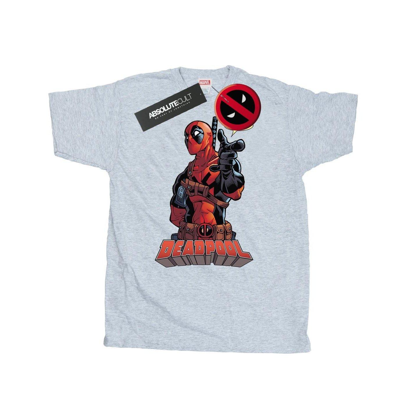 Hey You Tshirt Damen Grau 3XL von Deadpool