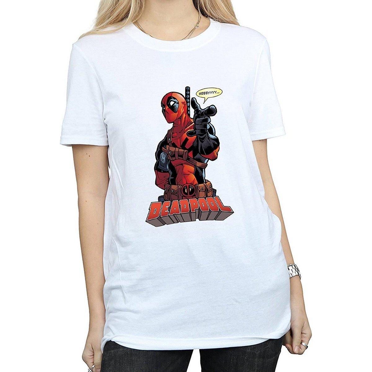 Hey You Tshirt Damen Weiss 3XL von Deadpool