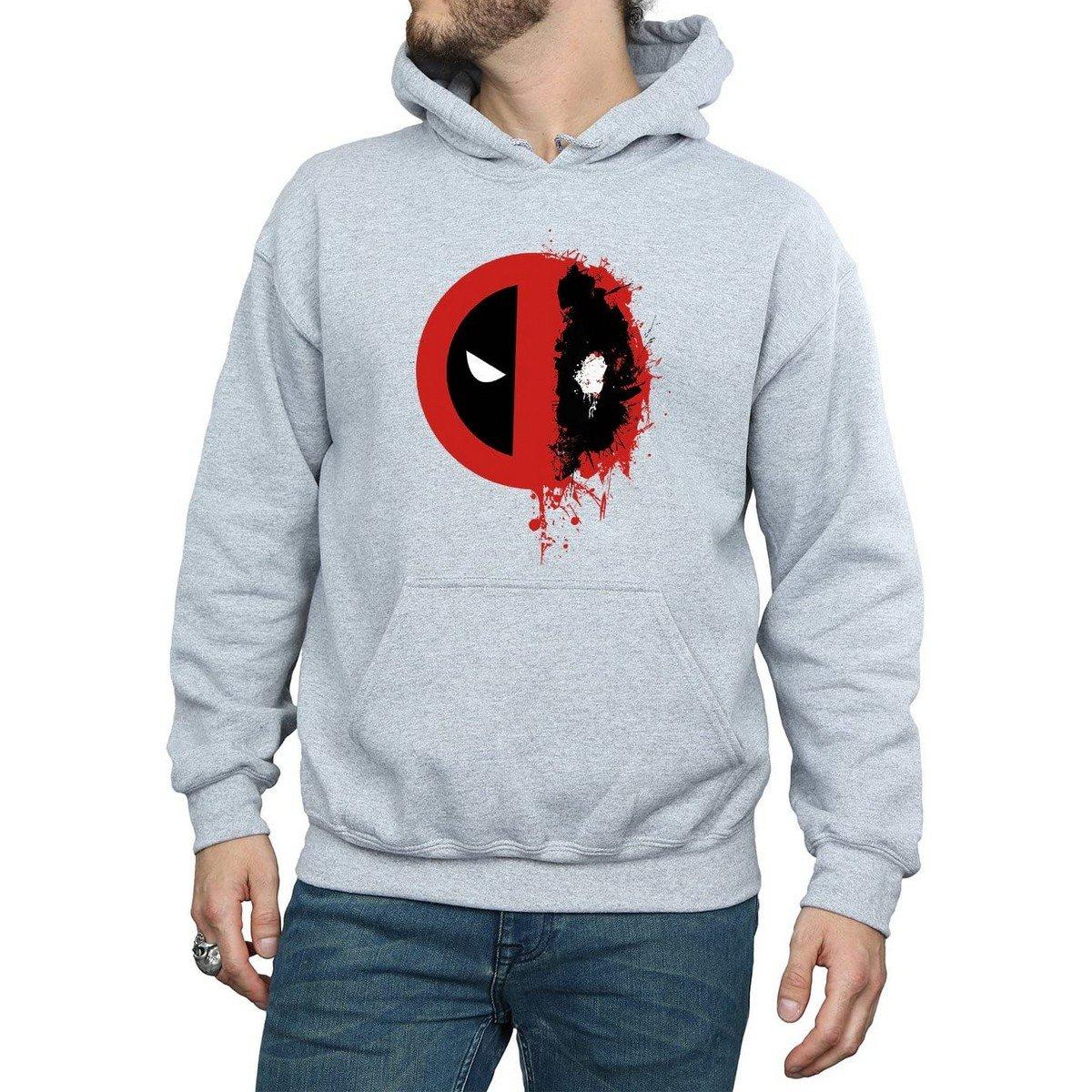 Kapuzenpullover Logo Damen Grau 3XL von Deadpool