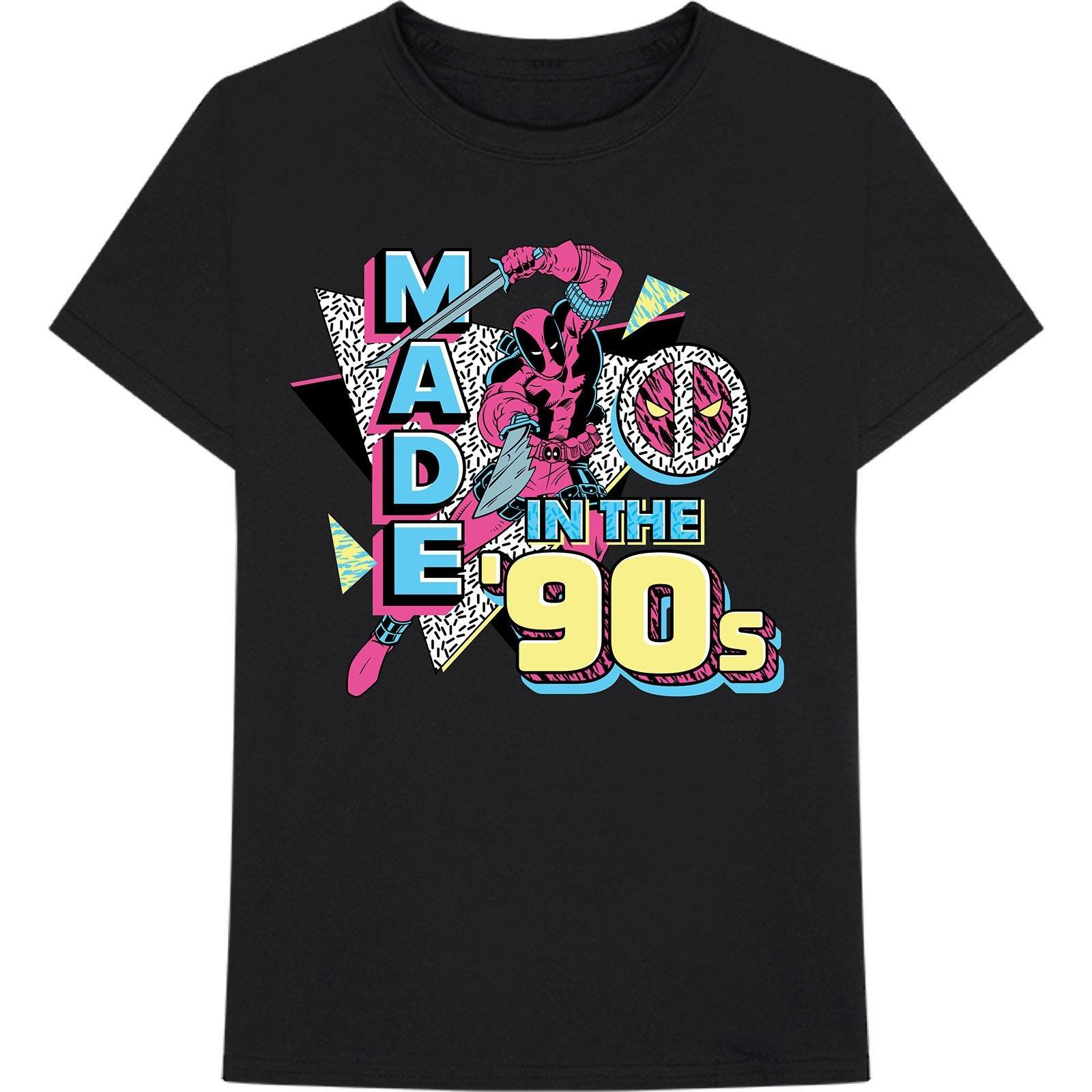 Made In The 90s Tshirt Herren Schwarz XXL von Deadpool