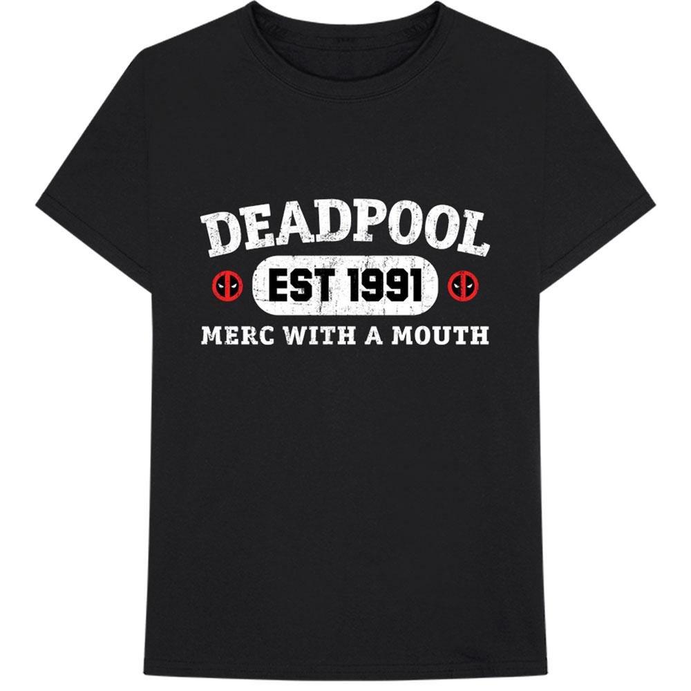 Merc With A Mouth Tshirt Damen Schwarz L von Deadpool