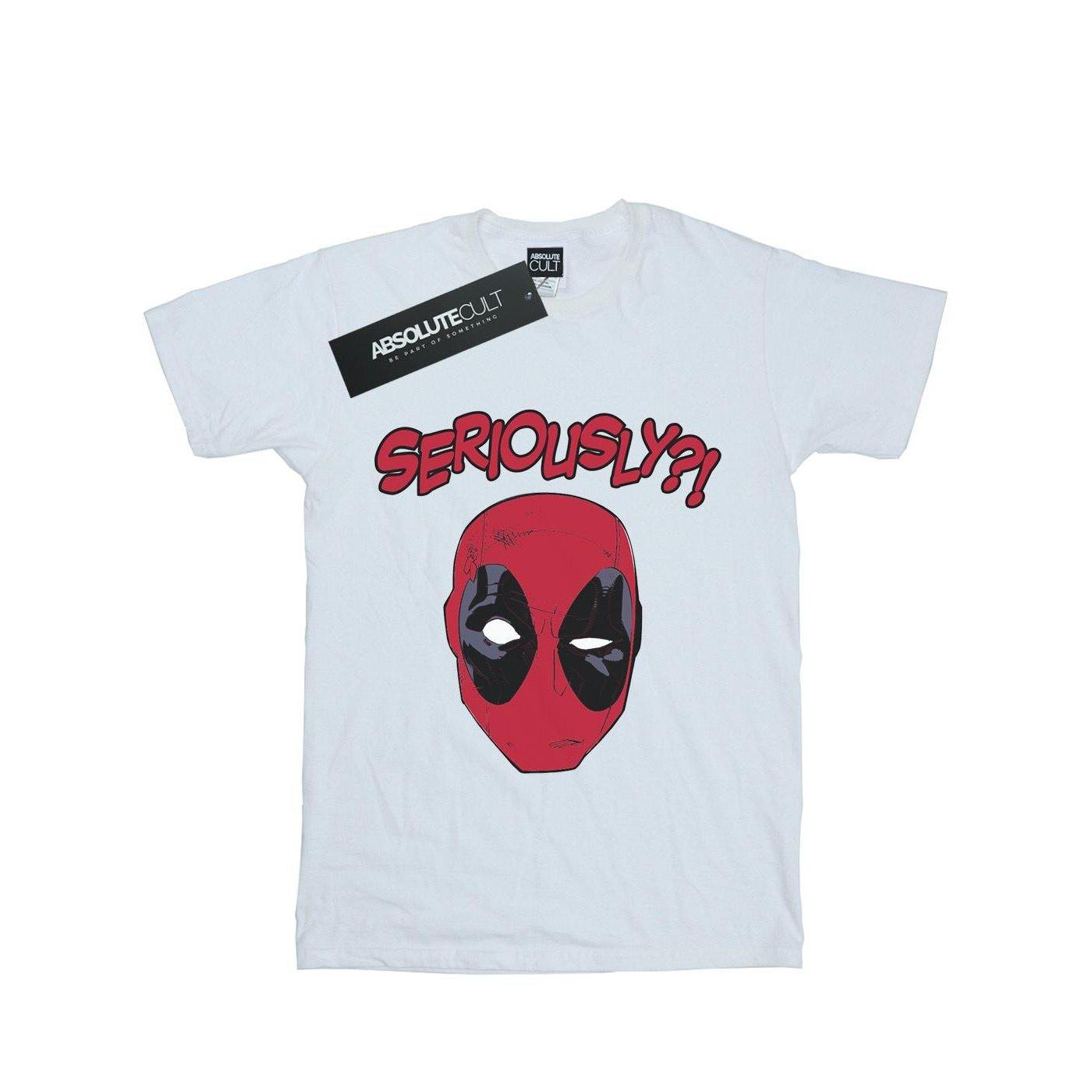 Seriously Tshirt Damen Weiss L von Deadpool