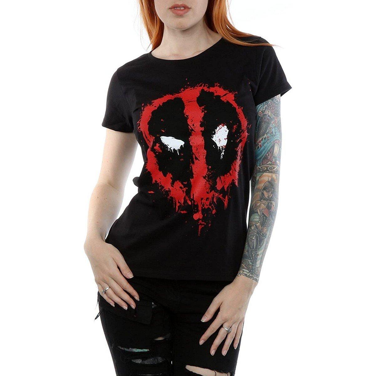 Tshirt Damen Schwarz XL von Deadpool