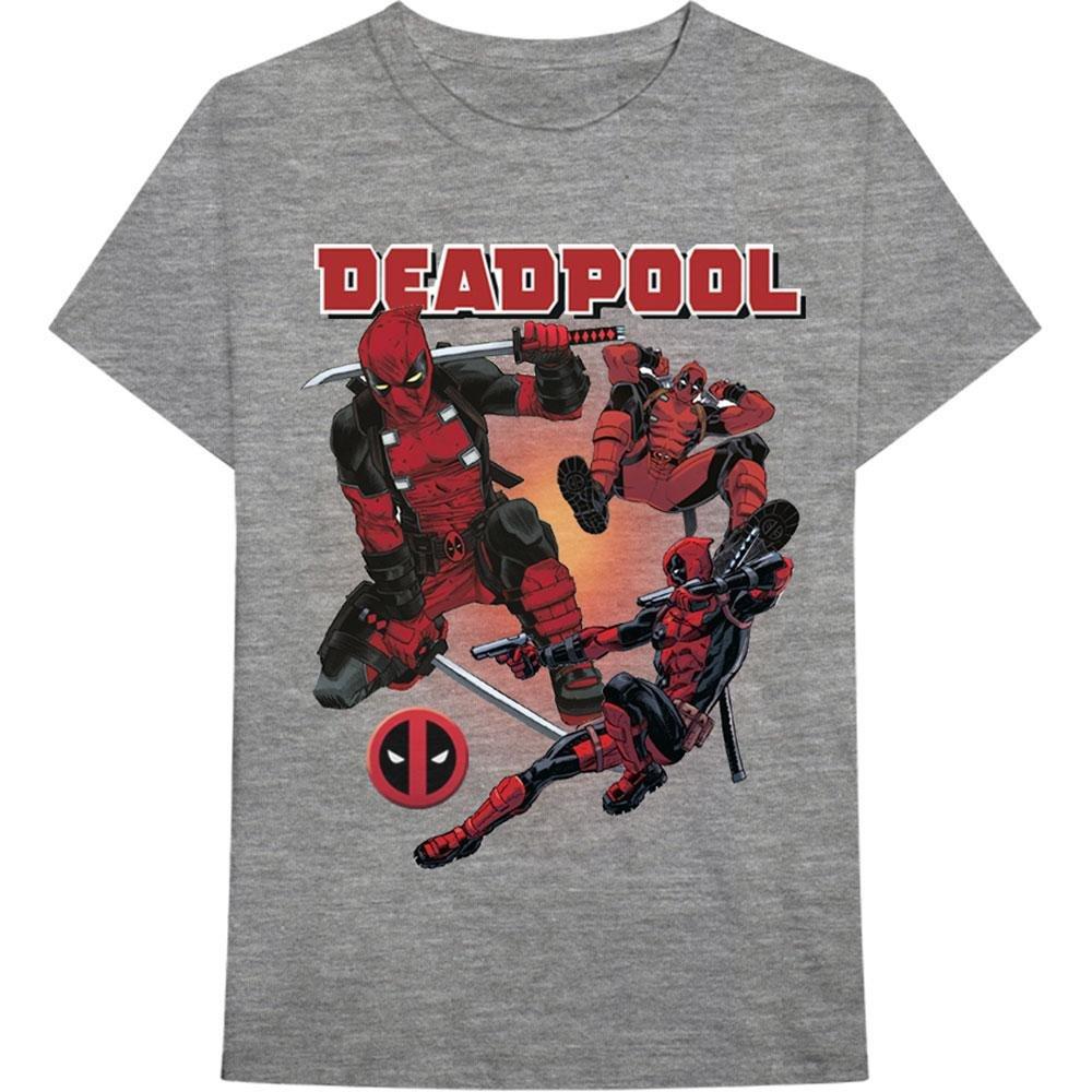 Tshirt Herren Grau XXL von Deadpool