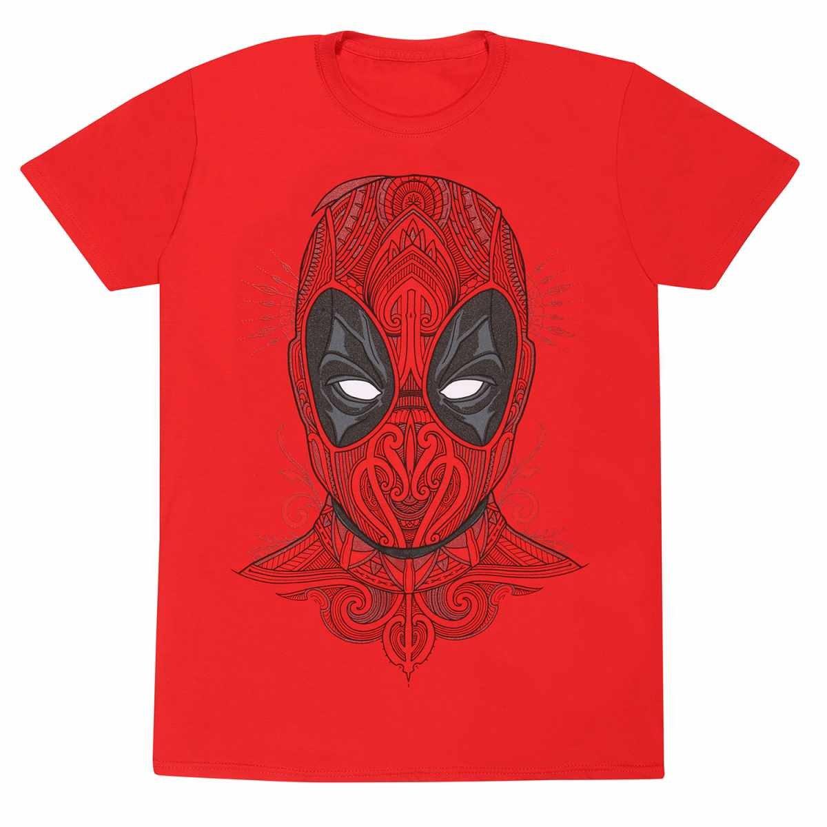 Tshirt Herren Rot Bunt M von Deadpool