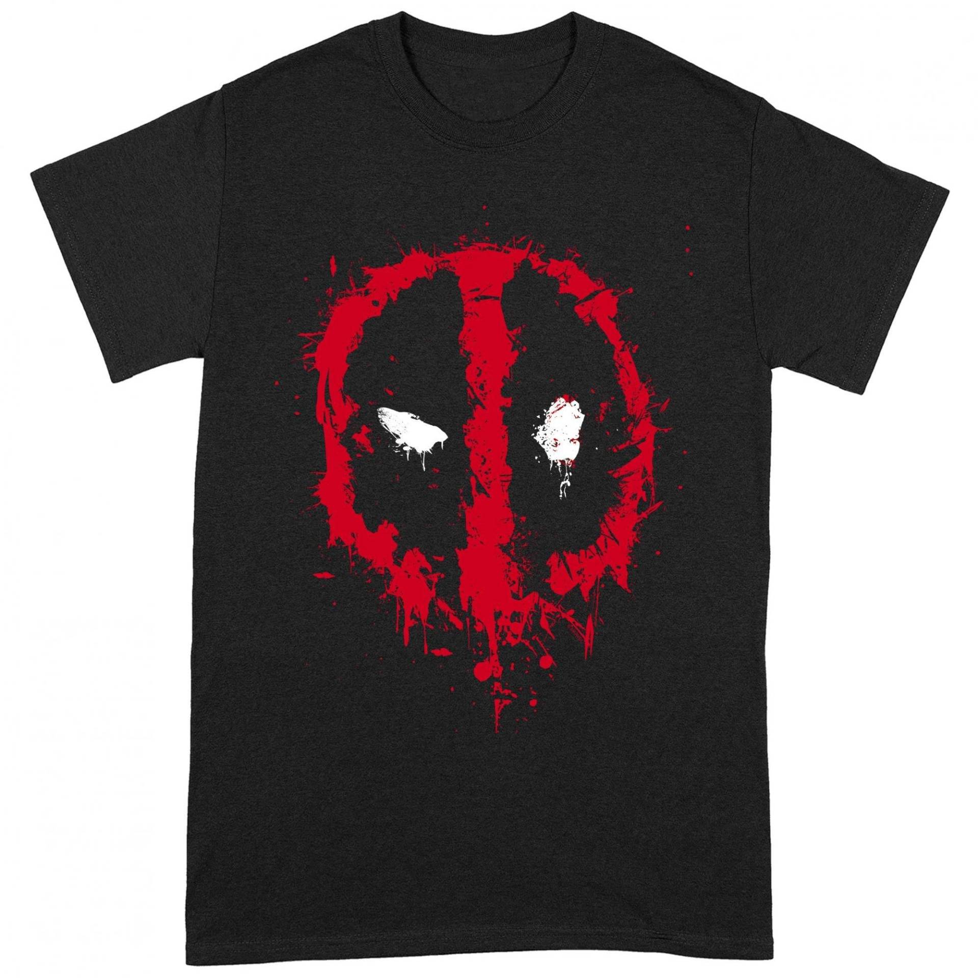 Tshirt Herren Schwarz L von Deadpool