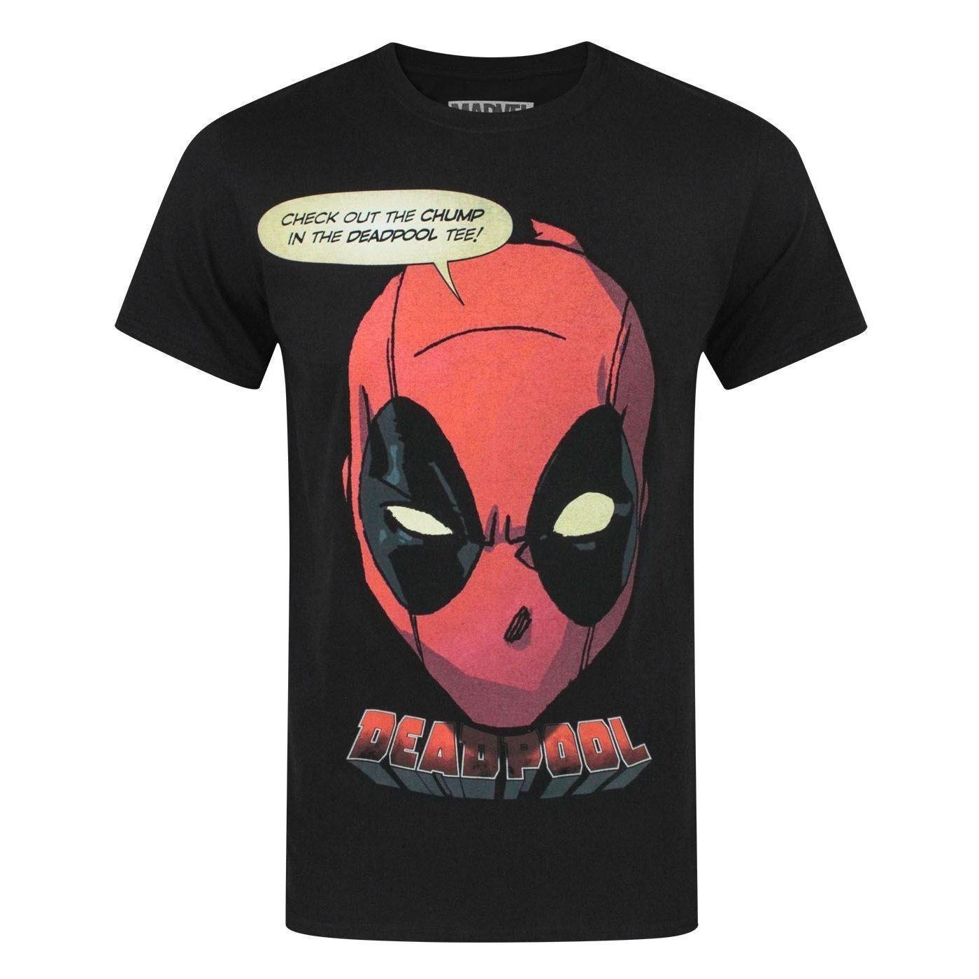 "chump" Tshirt Herren Schwarz XL von Deadpool