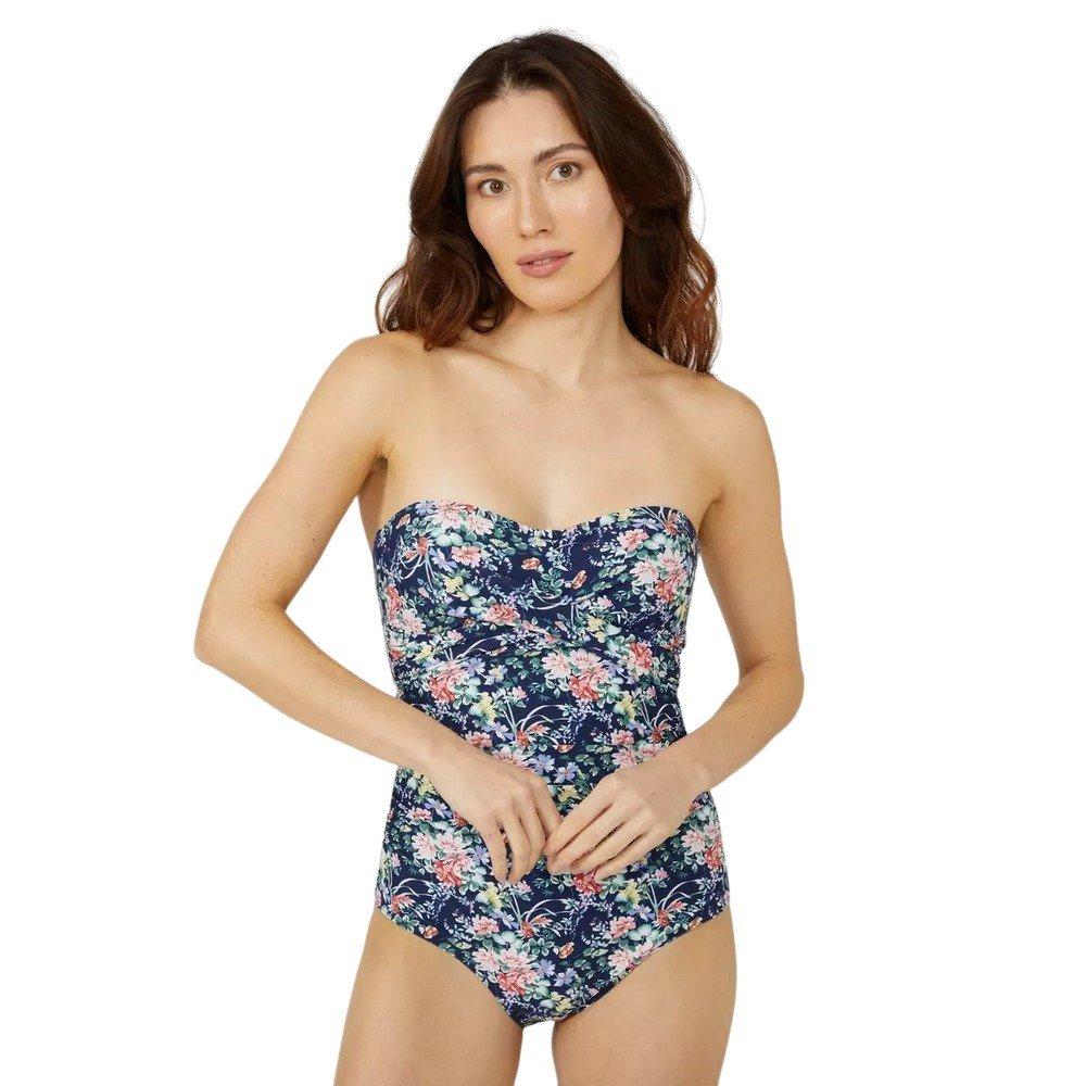 Badeanzug Bandeau Damen Marine 36 von Debenhams