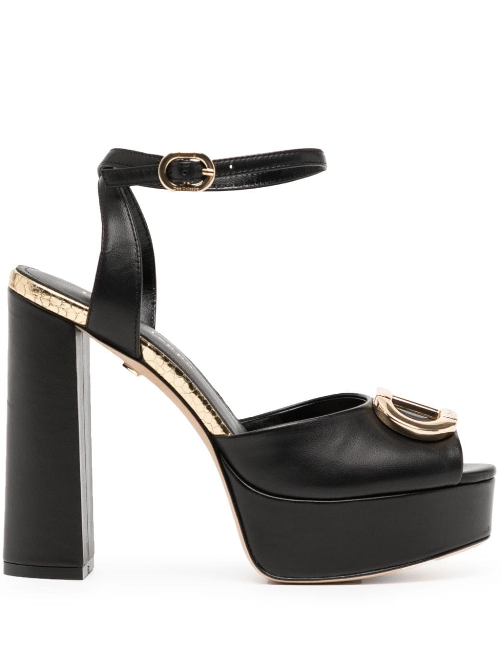 Dee Ocleppo Brigitte 85mm leather sandals - Black von Dee Ocleppo