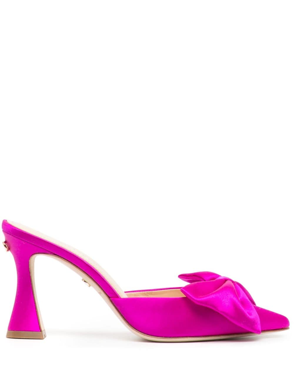 Dee Ocleppo Maldives 90mm bow-detail mules - Purple von Dee Ocleppo