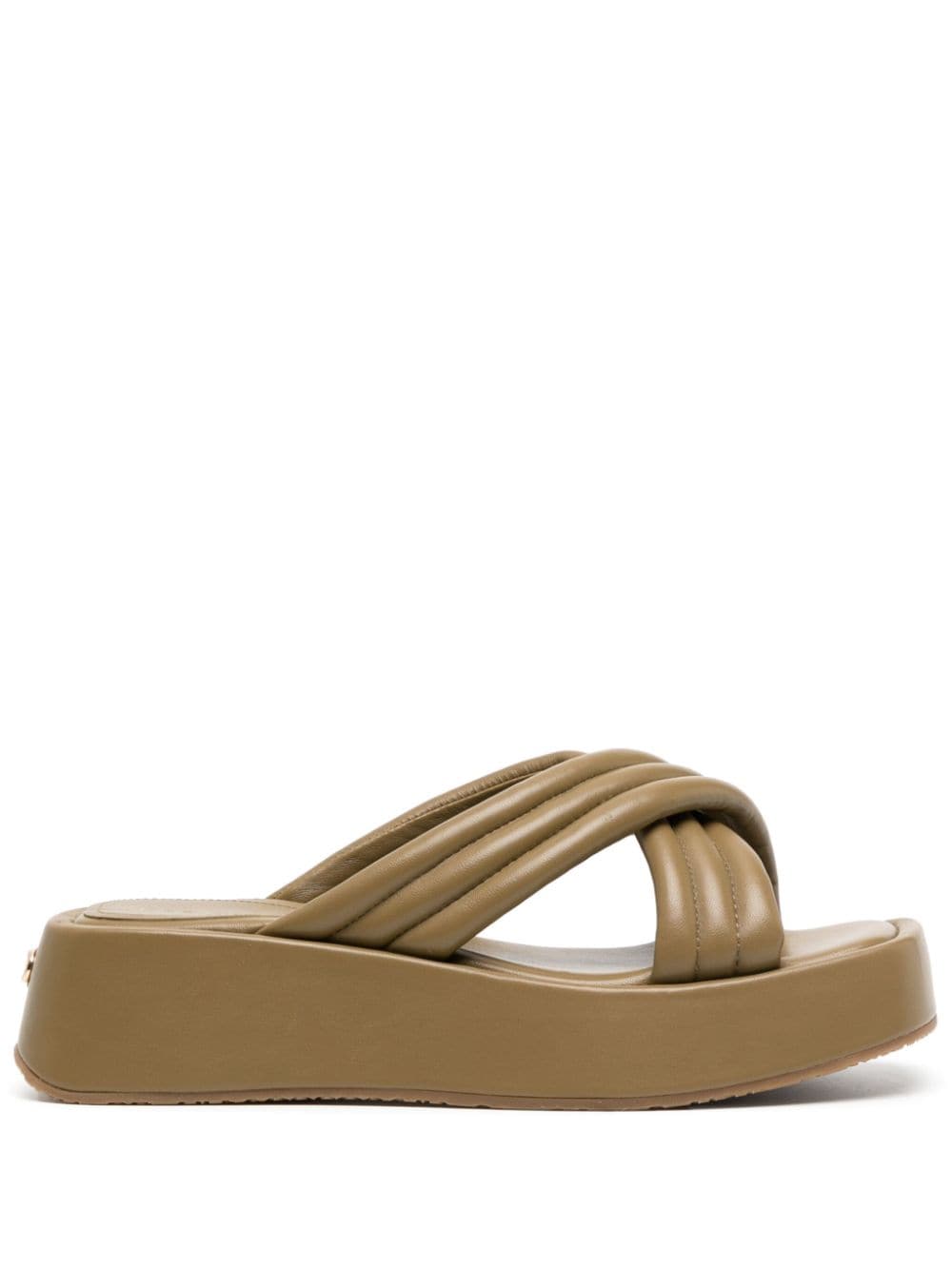 Dee Ocleppo Sicily 50mm platform leather sandals - Brown von Dee Ocleppo