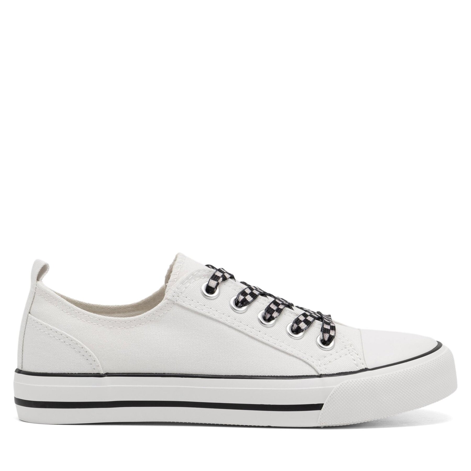 Sneakers aus Stoff DeeZee CSS20377-13 White von DeeZee