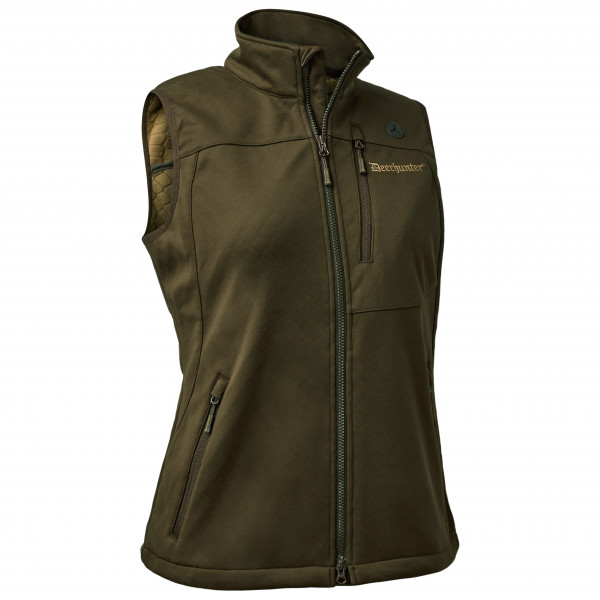 Deerhunter - Women's Excape Softshell Waistcoat - Softshellgilet Gr 42 oliv von Deerhunter
