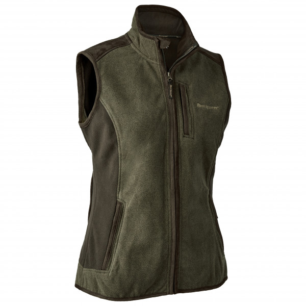 Deerhunter - Women's Pam Bonded Fleece Waistcoat - Fleecegilet Gr 40 oliv von Deerhunter