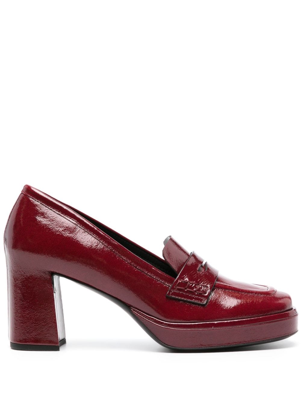 Del Carlo Holly 55mm leather pumps - Red von Del Carlo