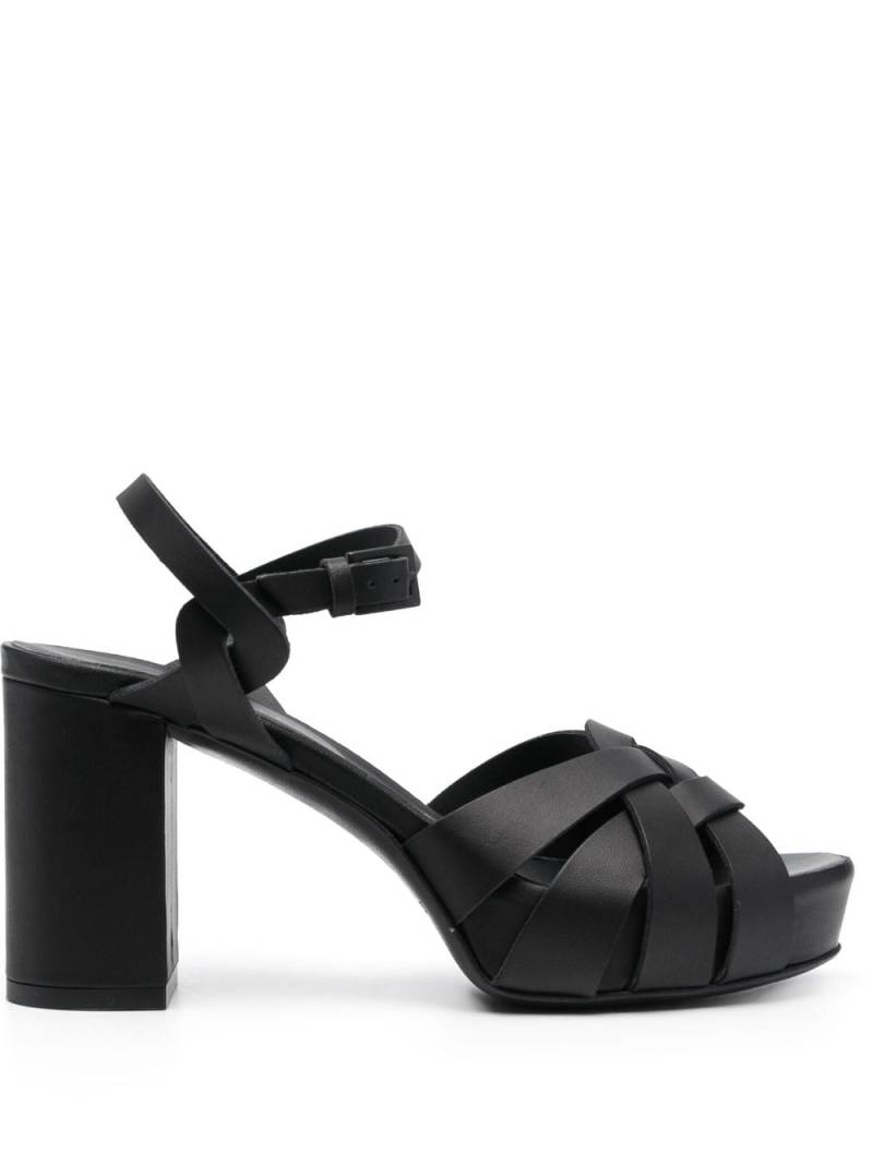 Del Carlo buckle-fastening calf-leather sandals - Black von Del Carlo