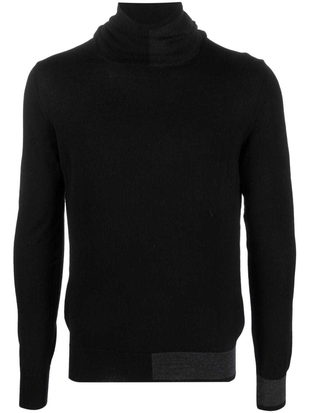 Del Carlo roll-neck merino wool jumper - Black von Del Carlo