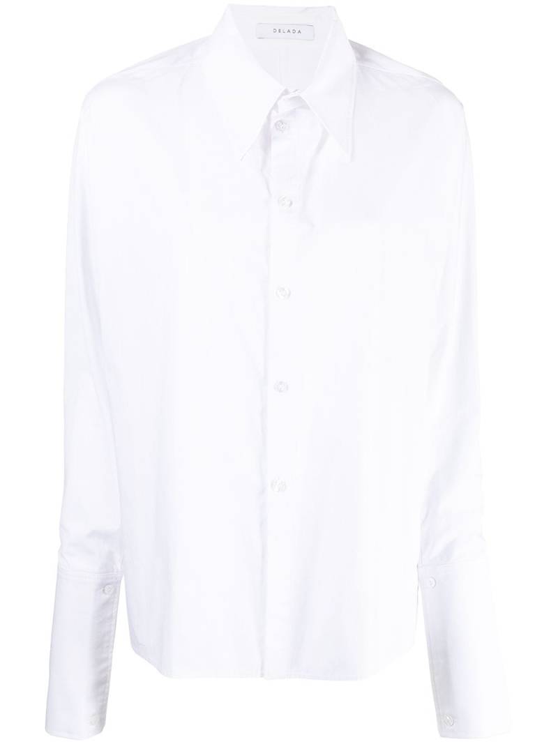 Delada slip cuff shirt - White von Delada