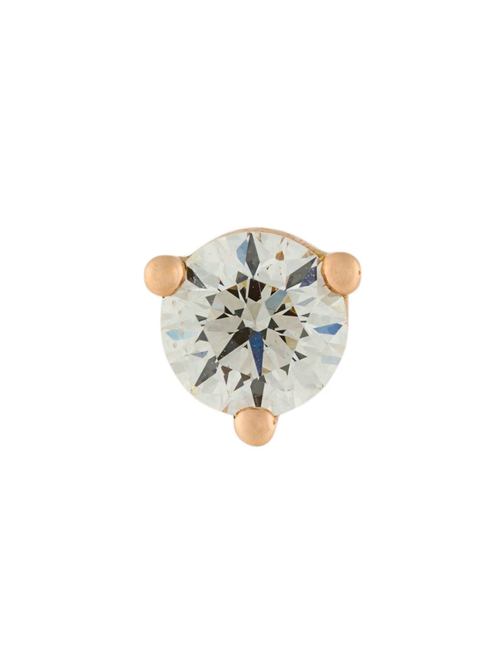 Delfina Delettrez 18kt gold Dots Solitaire diamond earring - Metallic von Delfina Delettrez