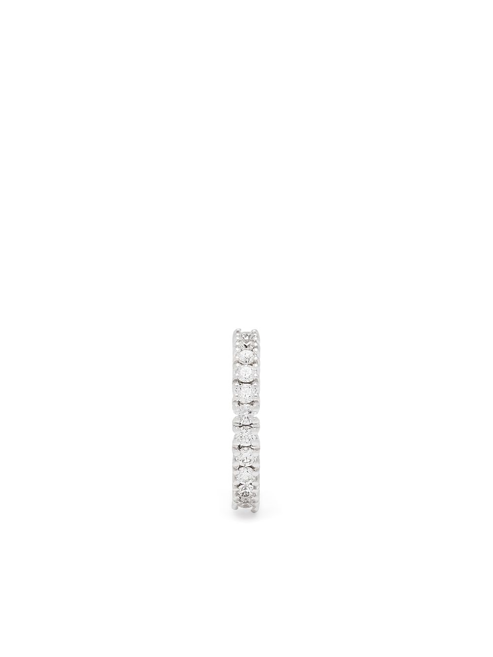 Delfina Delettrez 18kt white gold diamond 1987 tennis stud earring - Silver von Delfina Delettrez