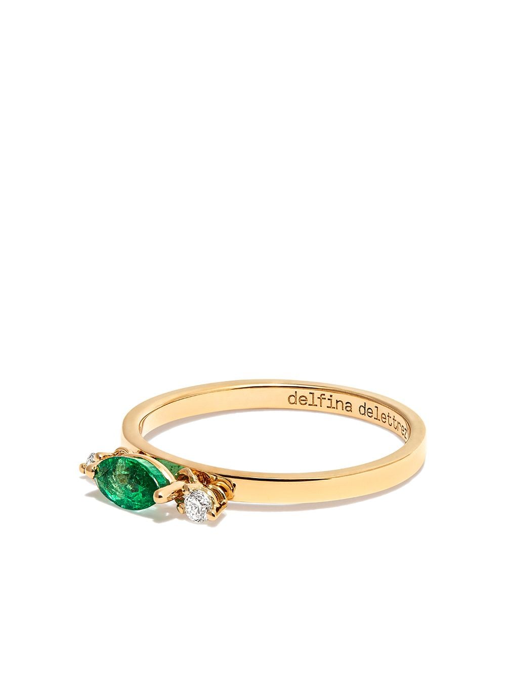 Delfina Delettrez 18kt yellow gold Dancing Diamonds ring von Delfina Delettrez