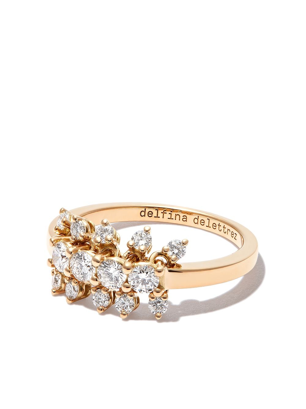 Delfina Delettrez 18kt yellow gold Dancing Diamonds ring von Delfina Delettrez