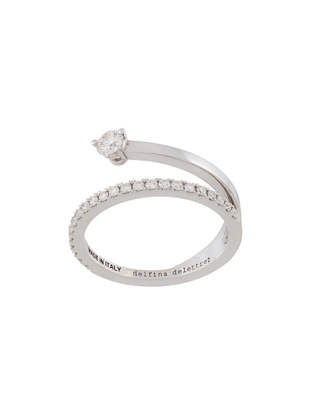 Delfina Delettrez 18kt white gold Marry Me diamond ring - Metallic von Delfina Delettrez