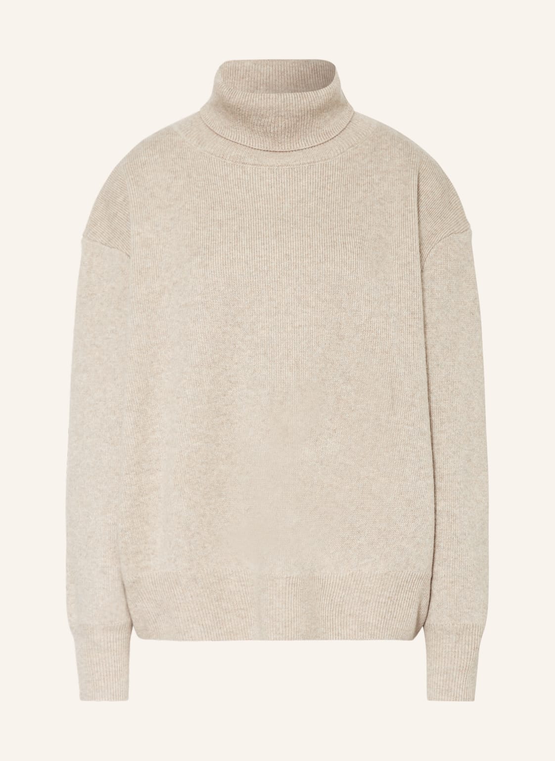 Delicatelove Overized-Rollkragenpullover Copenhagen Mit Cashmere beige von Delicatelove