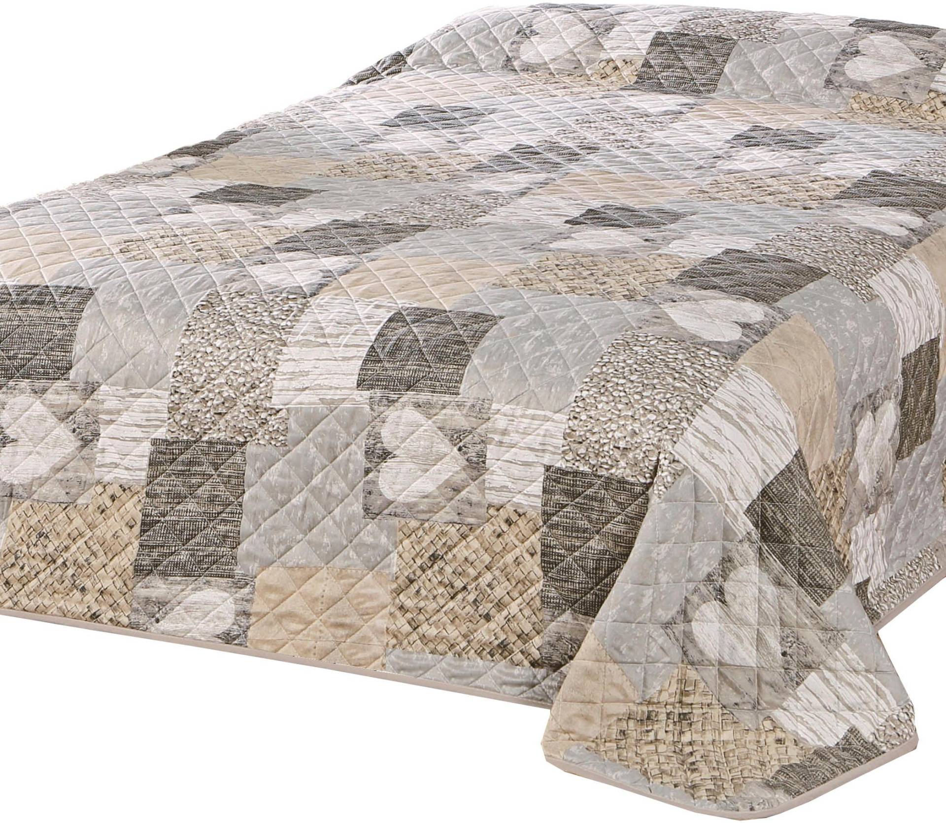 Delindo Lifestyle Tagesdecke »Herzen«, Plaid aus 100% Kunstfaser, weich wattiert, Tagesdecke für Einzelbetten oder Doppelbetten, pflegeleicht, hautfreundlich, auch als Sofaüberwurf geeignet, STANDARD 100 by OEKO-TEX® zertifiziert Delindo Lifestyle Tagesdecke »Herzen«, Plaid aus 100% Kunstfaser, weich wattiert, Tagesdecke für Einzelbetten oder Doppelbetten, pflegeleicht, hautfreundlich, auch als Sofaüberwurf geeignet, STANDARD 100 by OEKO-TEX® zertifiziert von Delindo Lifestyle