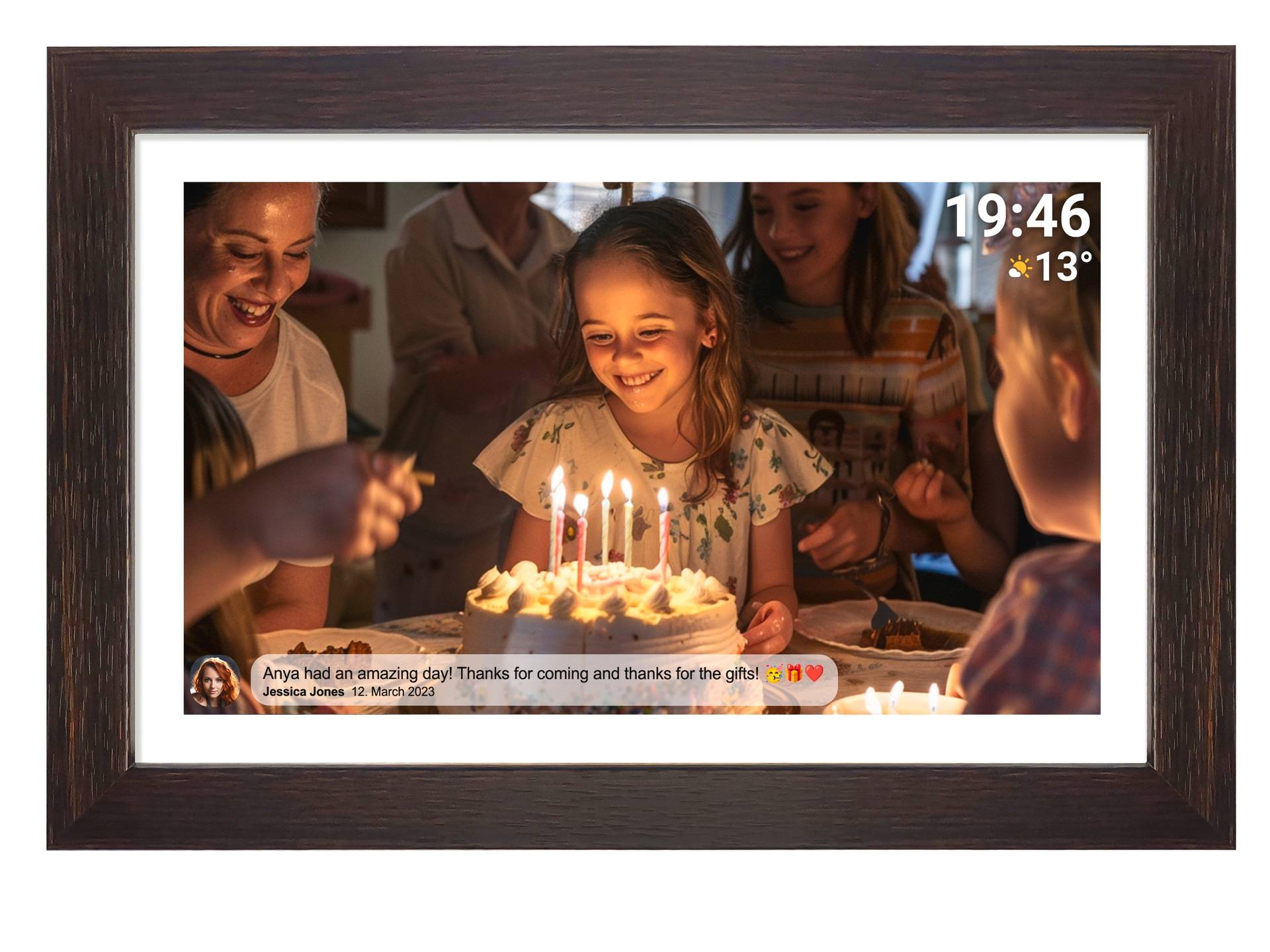 Denver Digitaler Bilderrahmen »FRAMEO Bilderrahmen PFF-1543«, 39,6 cm/15,6 Zoll, 1920 x 1080 px Pixel, 16 GB Denver Digitaler Bilderrahmen »FRAMEO Bilderrahmen PFF-1543«, 39,6 cm/15,6 Zoll, 1920 x 1080 px Pixel, 16 GB von Denver