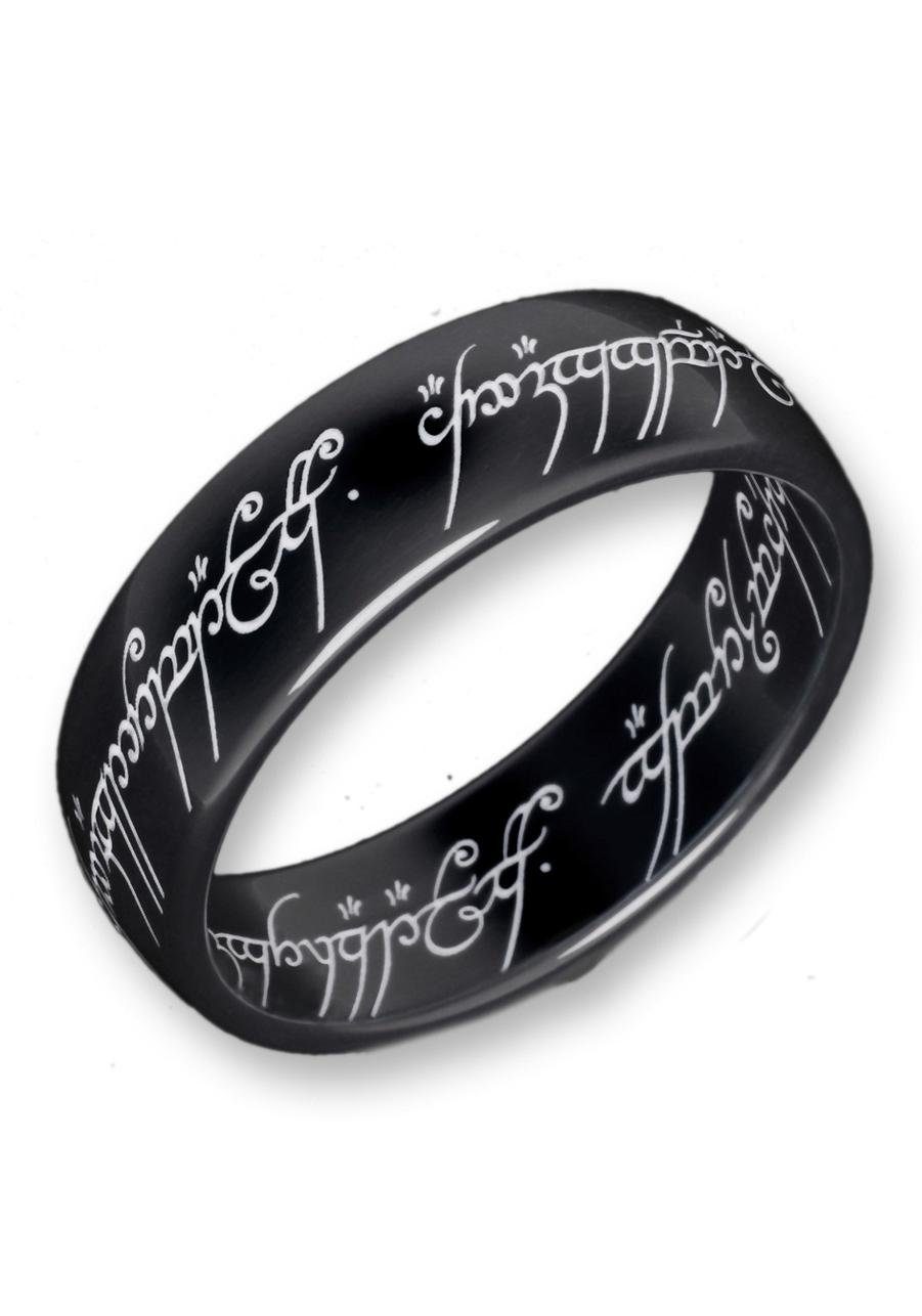Der Herr der Ringe Fingerring »Der Eine Ring - Titan Blackline, 10004043« von Der Herr der Ringe