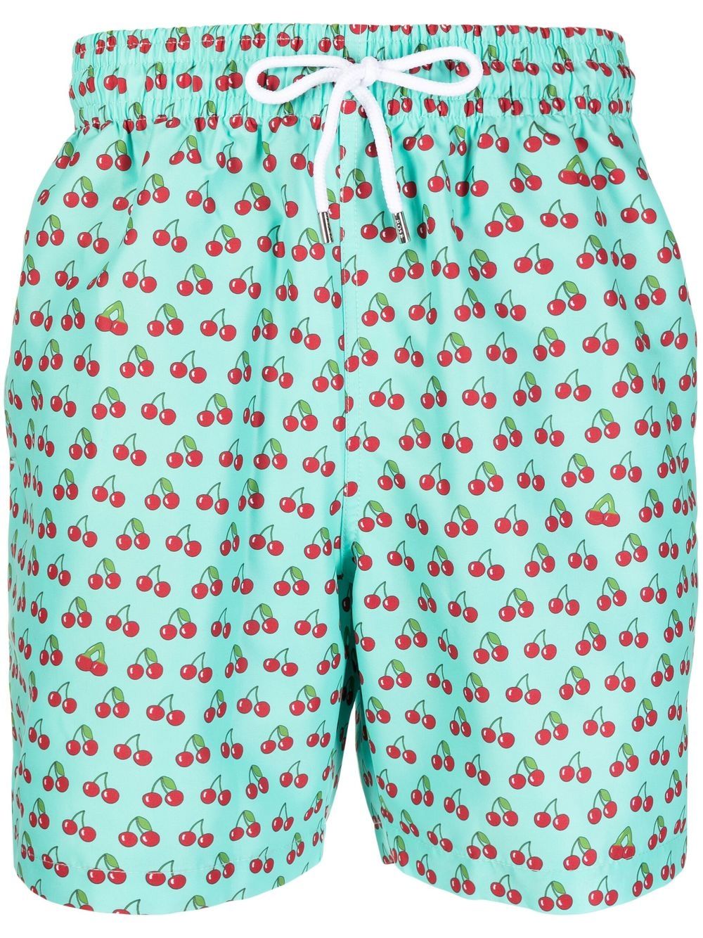 Derek Rose cherry-print swim shorts - Green von Derek Rose