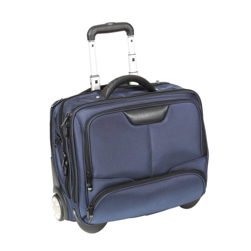 Business Trolley 47cm aus Nylon in Blau von Dermata Lederwaren
