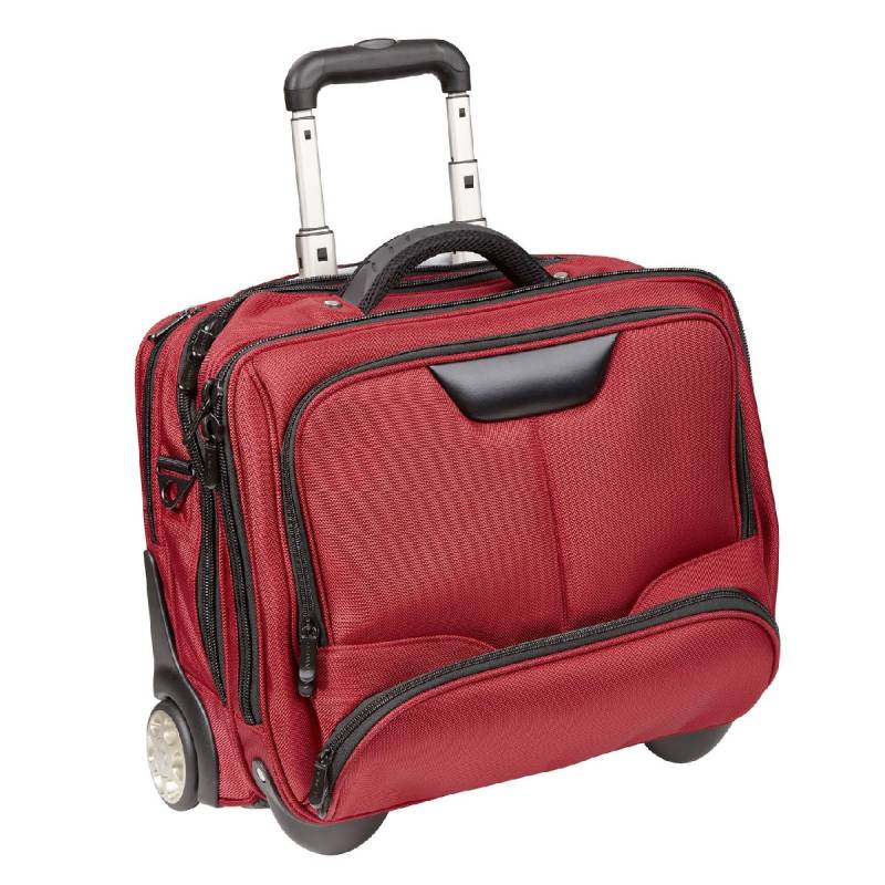 Business Trolley 47 aus Nylon in Rot von Dermata Lederwaren