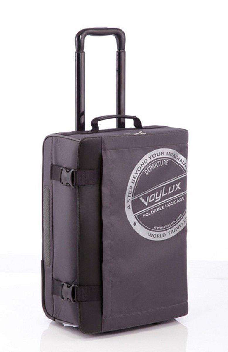 Voylux 2-rollen Trolley 64 Cm Unisex Grau von Dermata Lederwaren