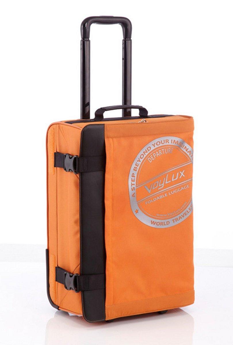 Voylux 2-rollen Trolley 69 Cm Unisex Orange von Dermata Lederwaren