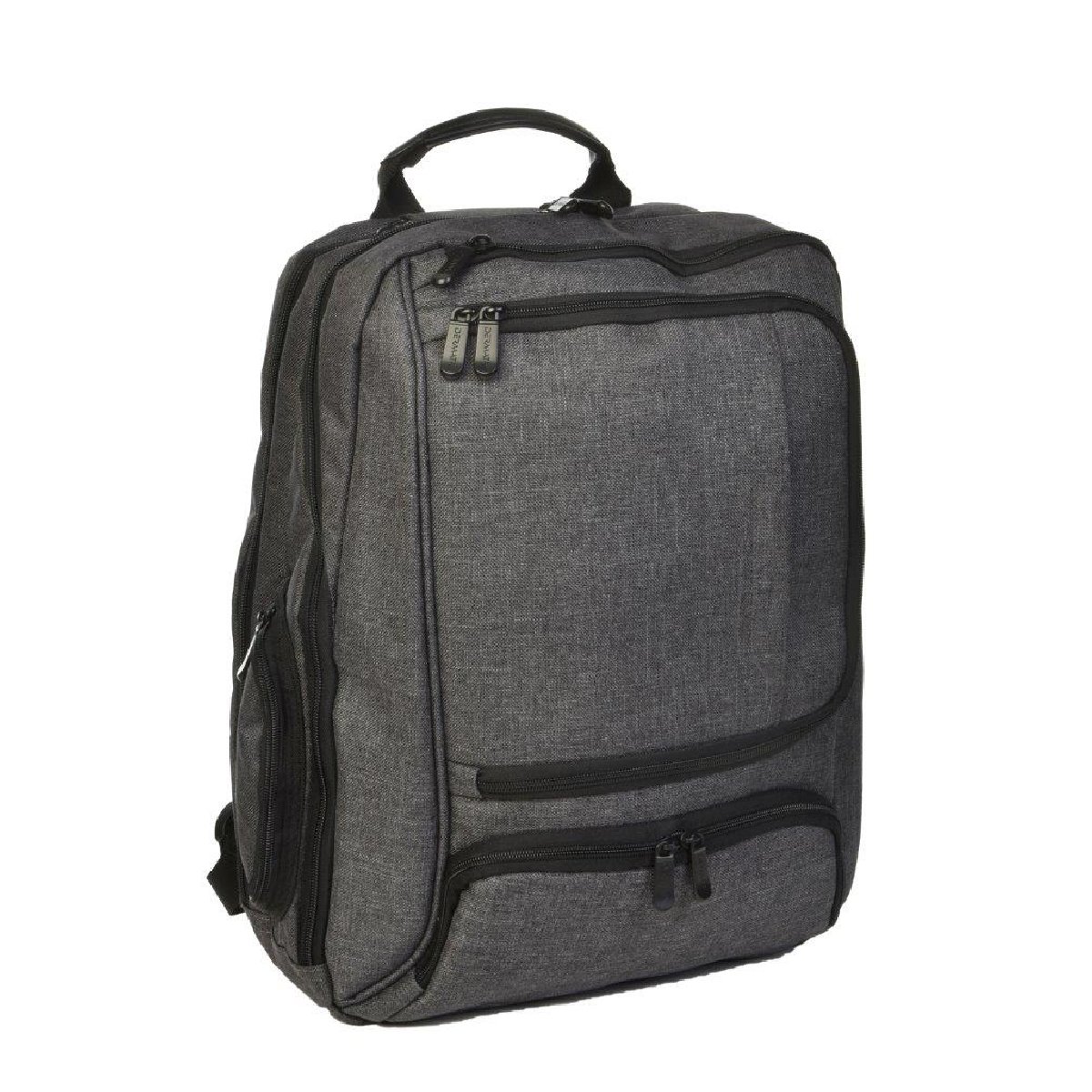 Rucksack aus Canvas in Grau Rucksack aus Canvas in Grau von Dermata Lederwaren