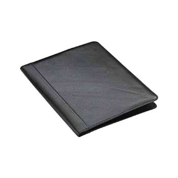 Schreibmappe 32cm aus geprägtem Rindleder in schwarz Schreibmappe 32cm aus geprägtem Rindleder in schwarz von Dermata Lederwaren