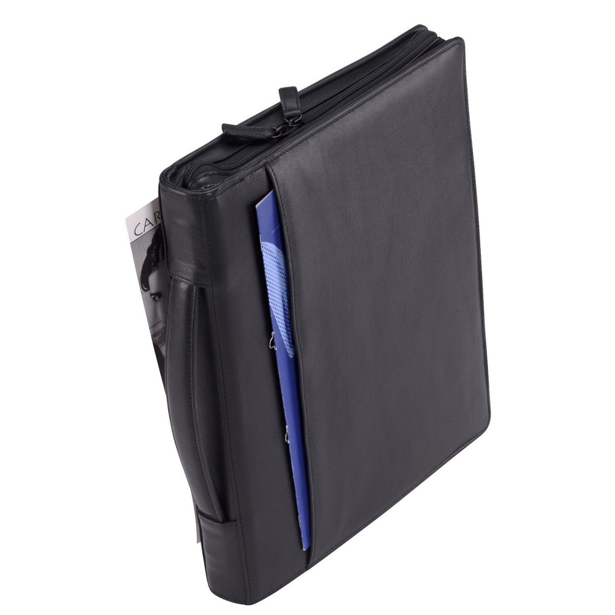 Schreibmappe 34 cm Rindleder Nappa Schwarz Schreibmappe 34 cm Rindleder Nappa Schwarz von Dermata Lederwaren