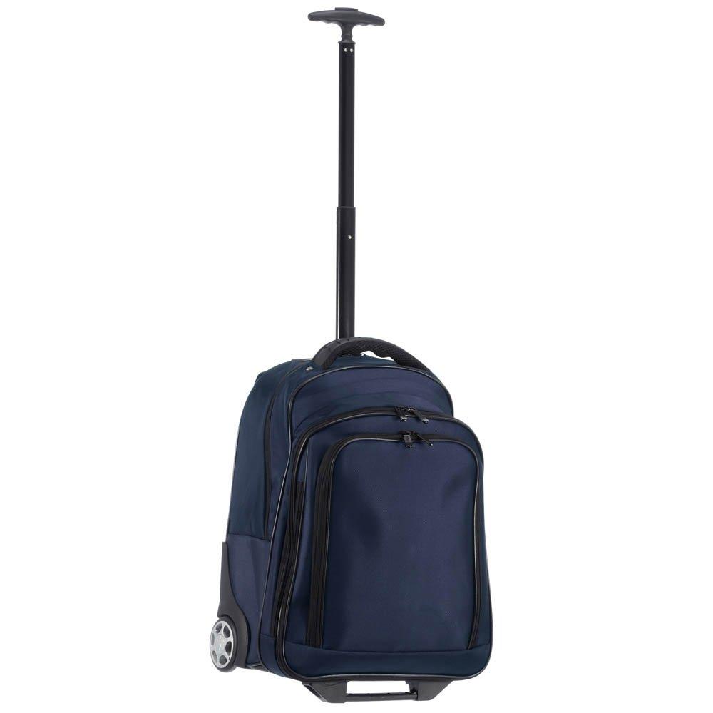 Trolley Rucksack 475cm Aus Nylon Herren Blau von Dermata Lederwaren